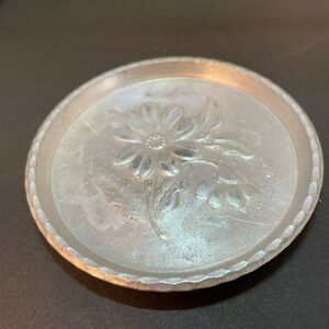 Vintage aluminum coaster